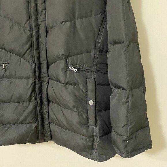 💖Host Pick💖 Down Filled Detachable Faux Fur Lined Hood Winter Jacket Bl… - Picture 4 of 8